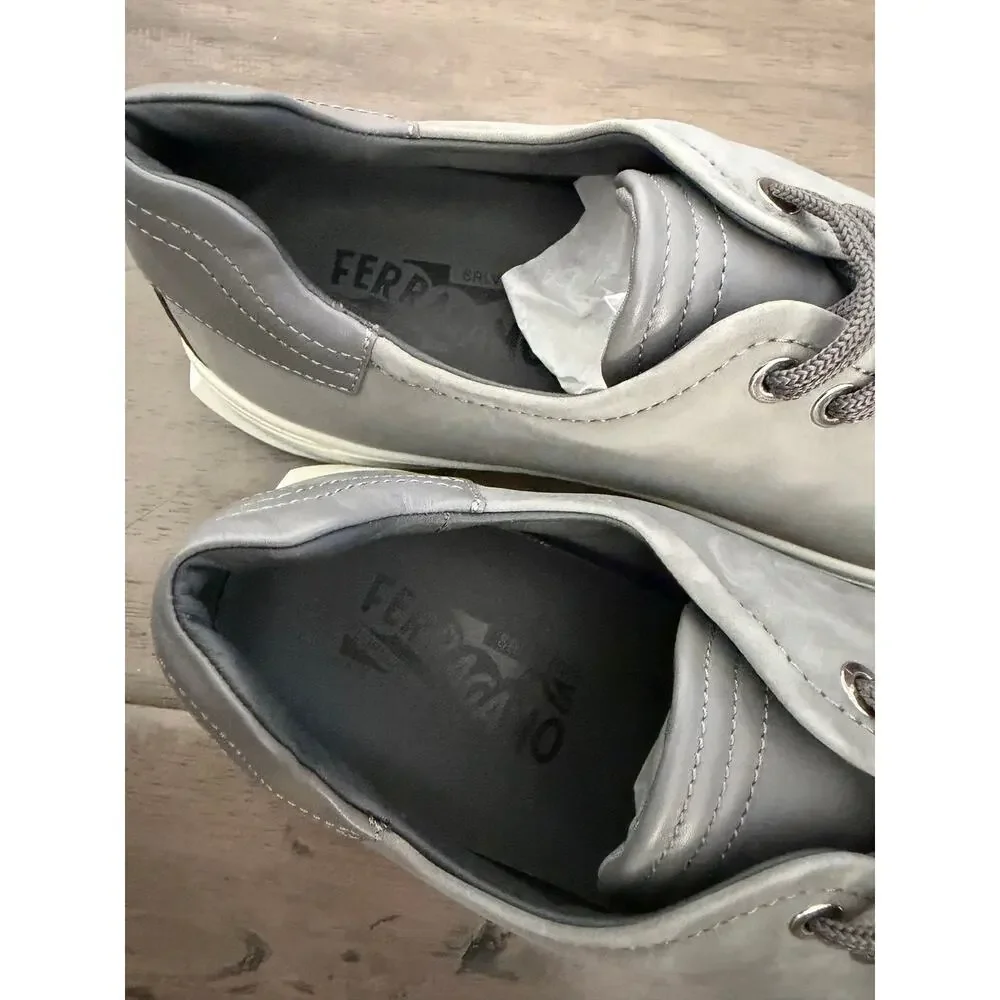New Ferragamo the cube gray sneakers size 7
